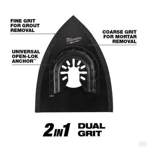 MILWAUKEE OPEN-LOK 2-in-1 Hybrid Carbide Grit Blade 1 Pk [49-25-2261]