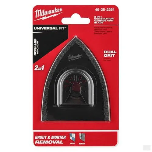 MILWAUKEE OPEN-LOK 2-in-1 Hybrid Carbide Grit Blade 1 Pk [49-25-2261]