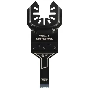 MILWAUKEE® OPEN-LOK™ 3/8" TITANIUM CHARGED™ Bi-Metal Multi-Material Multi-Tool Blade