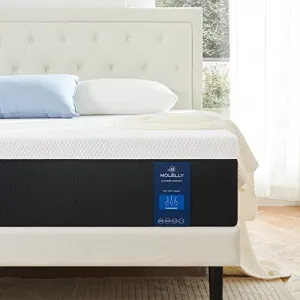Molblly Twin Size Mattress, 10 Inch Cooling-Gel Memory Foam Mattress Bed in a Box, Cool Twin Bed Supportive & Pressure Relief with Breathable Soft Fabric Cover, Premium