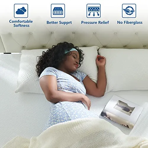 Molblly Twin Size Mattress, 10 Inch Cooling-Gel Memory Foam Mattress Bed in a Box, Cool Twin Bed Supportive & Pressure Relief with Breathable Soft Fabric Cover, Premium