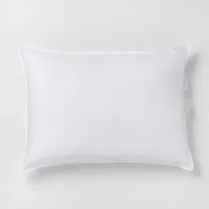 New - Standard/Queen Medium Firm Down Bed Pillow White - Casaluna