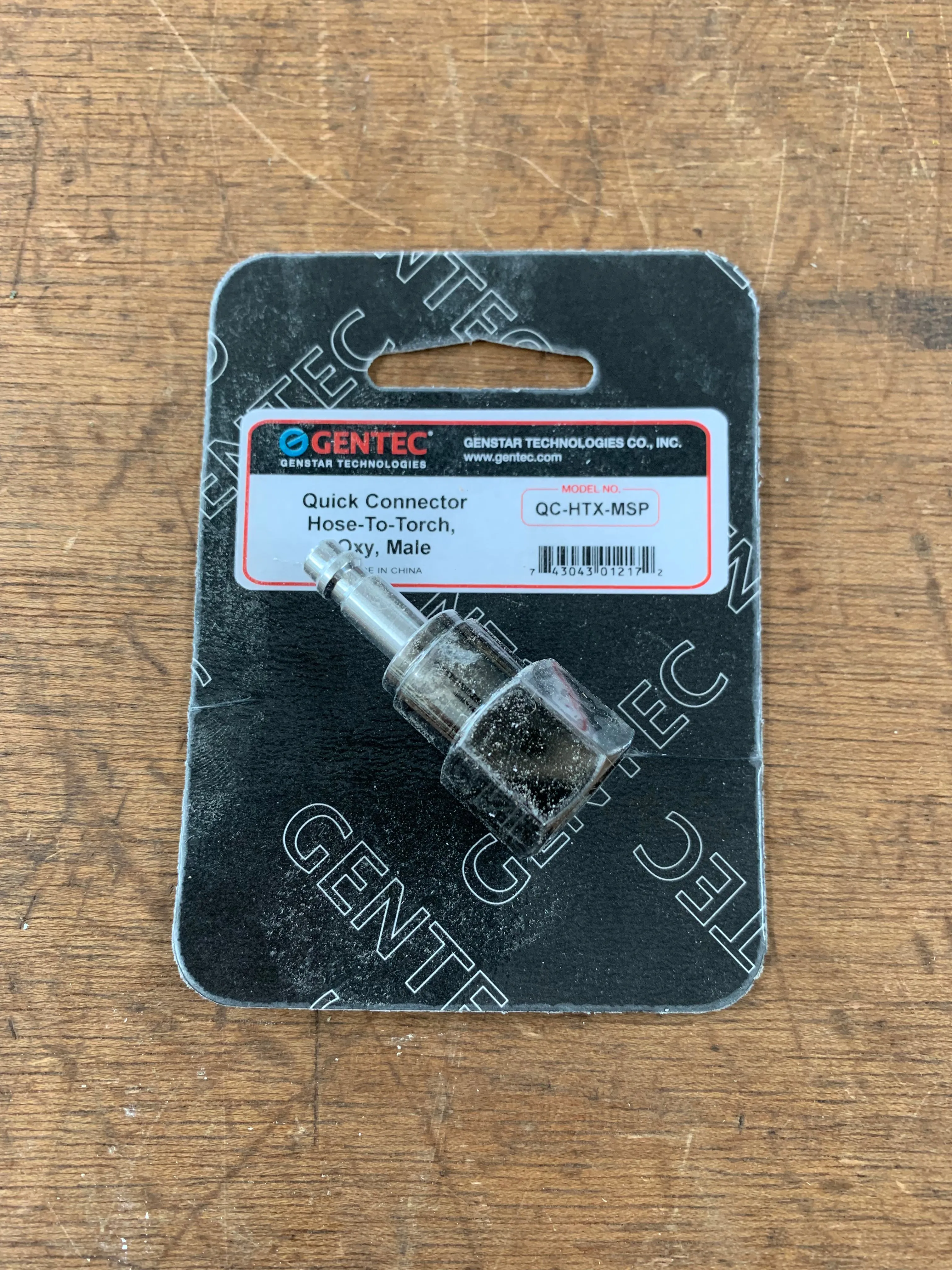 Oxygen Male quick connect fitting