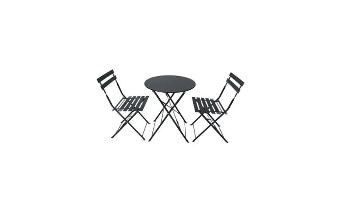 Patio Steel Round Table & Chairs