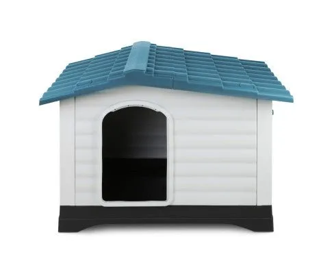 Pet Weatherproof Pet Kennel - Blue