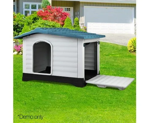 Pet Weatherproof Pet Kennel - Blue