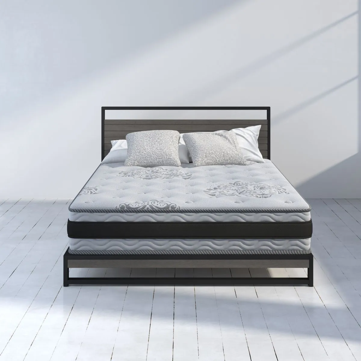Pressure Relief Gel Memory Foam iCoil® Hybrid Twin Mattress