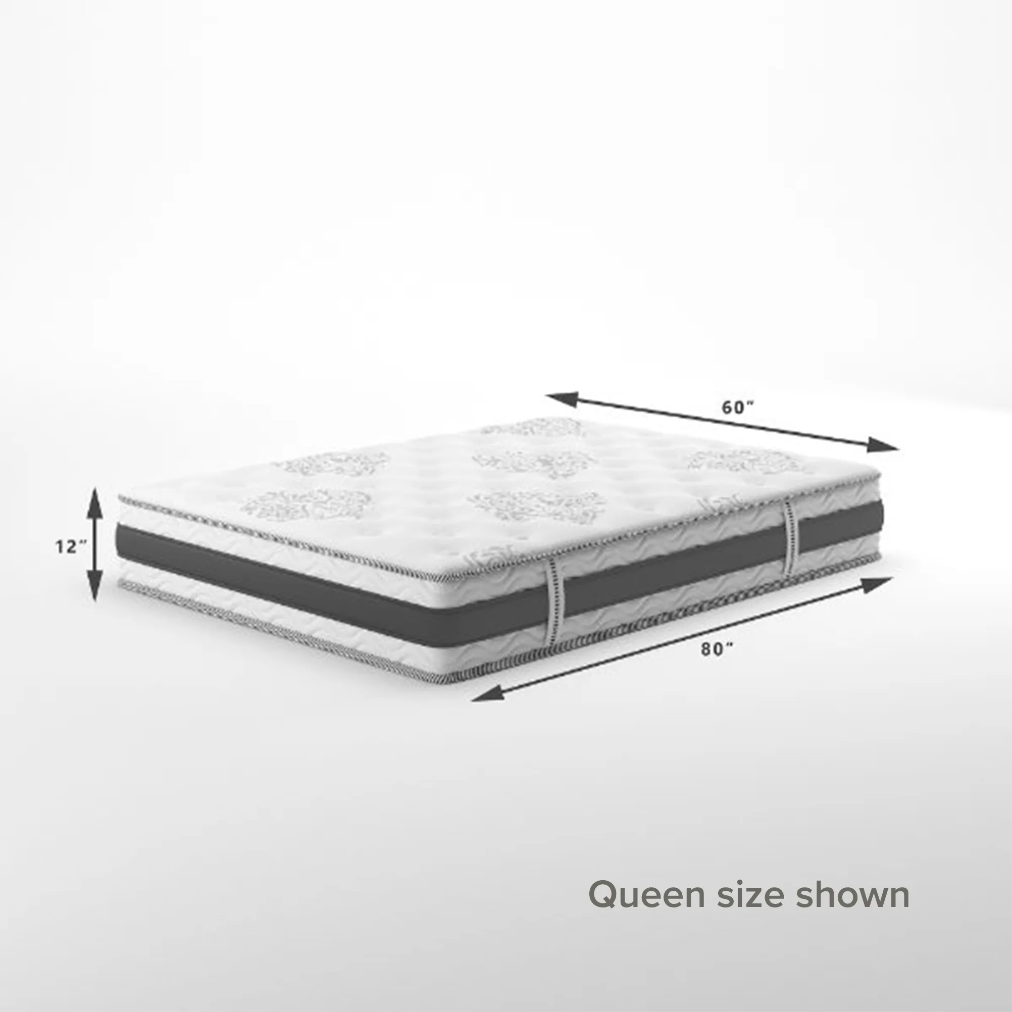 Pressure Relief Gel Memory Foam iCoil® Hybrid Twin Mattress