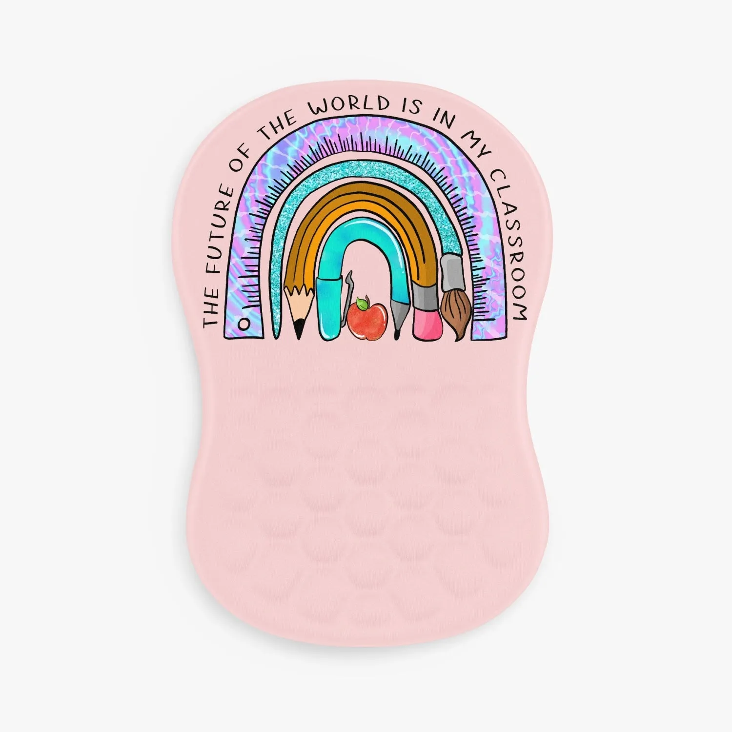 Proud Teacher Mouse Pad with Wrist Rest