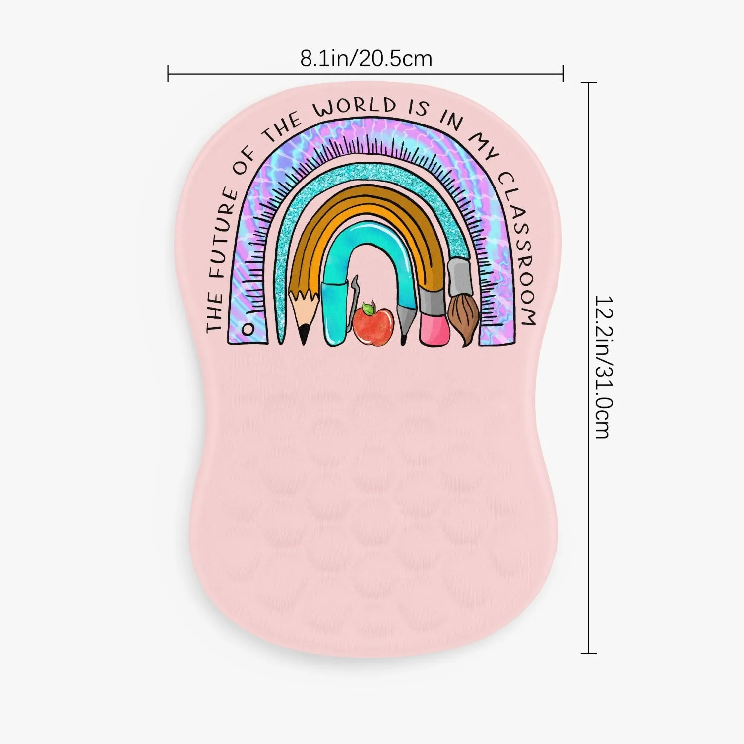 Proud Teacher Mouse Pad with Wrist Rest