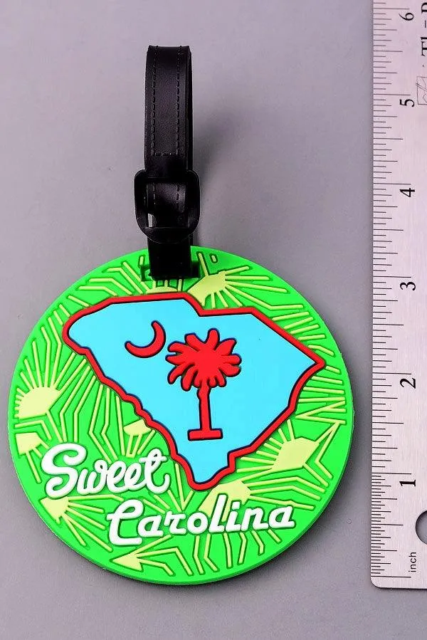"Sweet Carolina" State Luggage Name Card