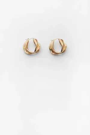 Reliquia Sunset Hoops in Gold