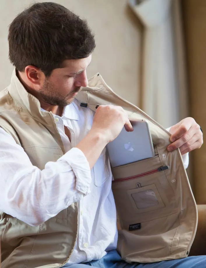 RFID Travel Vest for Men - ALL SALES FINAL