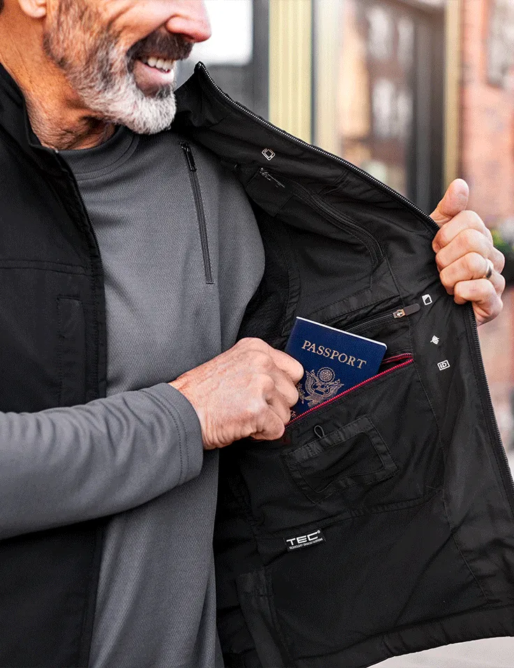 RFID Travel Vest for Men - ALL SALES FINAL