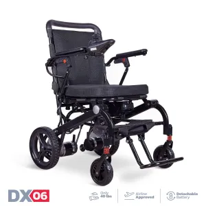 Rubicon DX06 - Ultra Lightweight Electric Wheelchair: Foldable, Portable & Perfect for Travel | Automatic Power Wheelchair for Ultimate Mobility