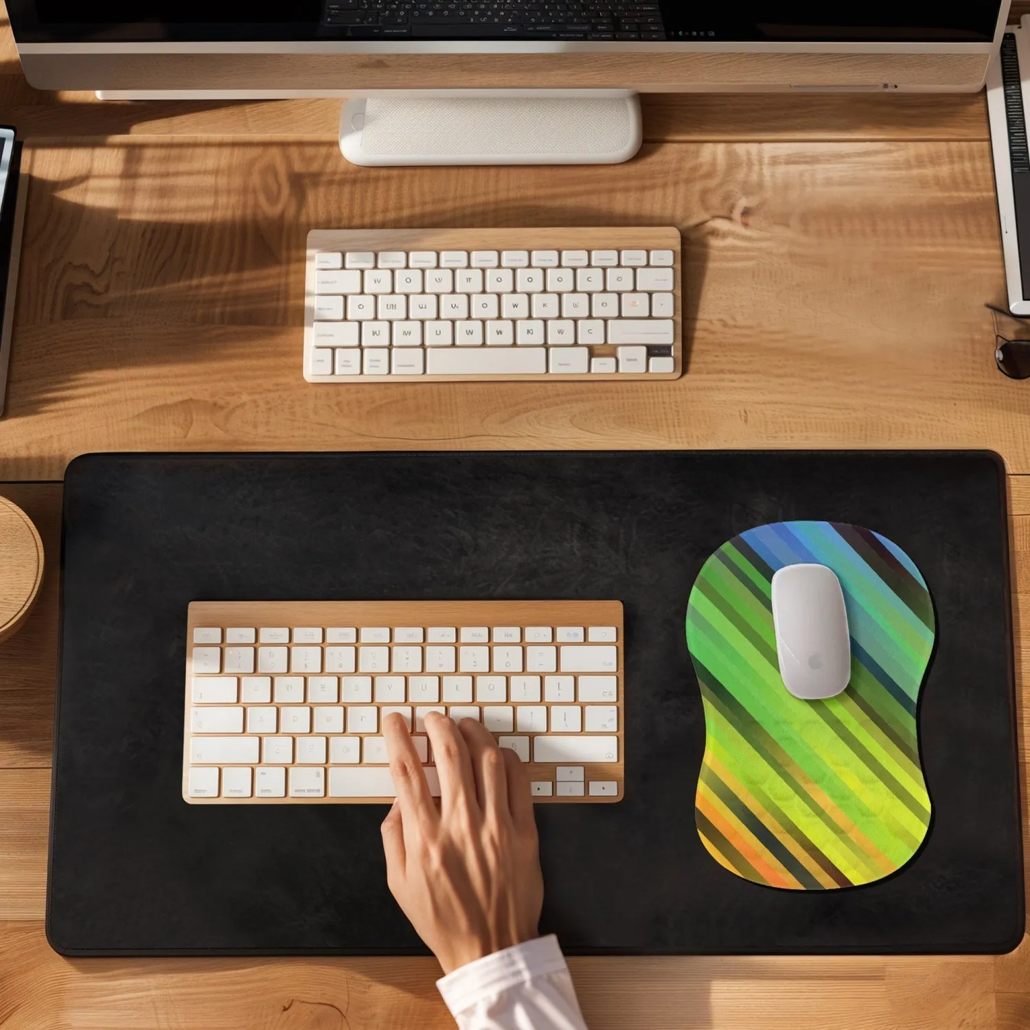 Running Wild Mouse Pad with Wrist Rest