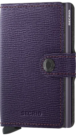 Secrid - RFID Protected Mini Wallet - Crisple - Purple
