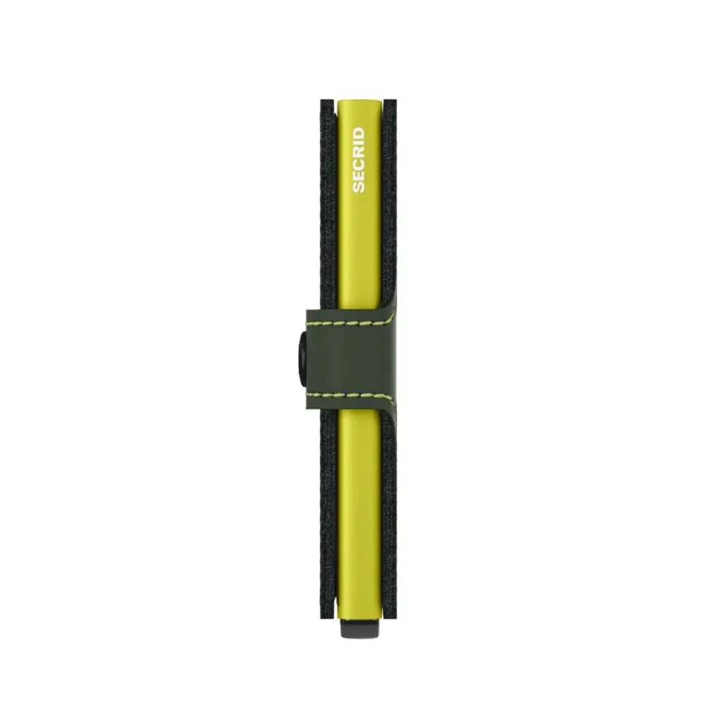 Secrid - RFID Protected Mini Wallet - Matte - Green & Lime