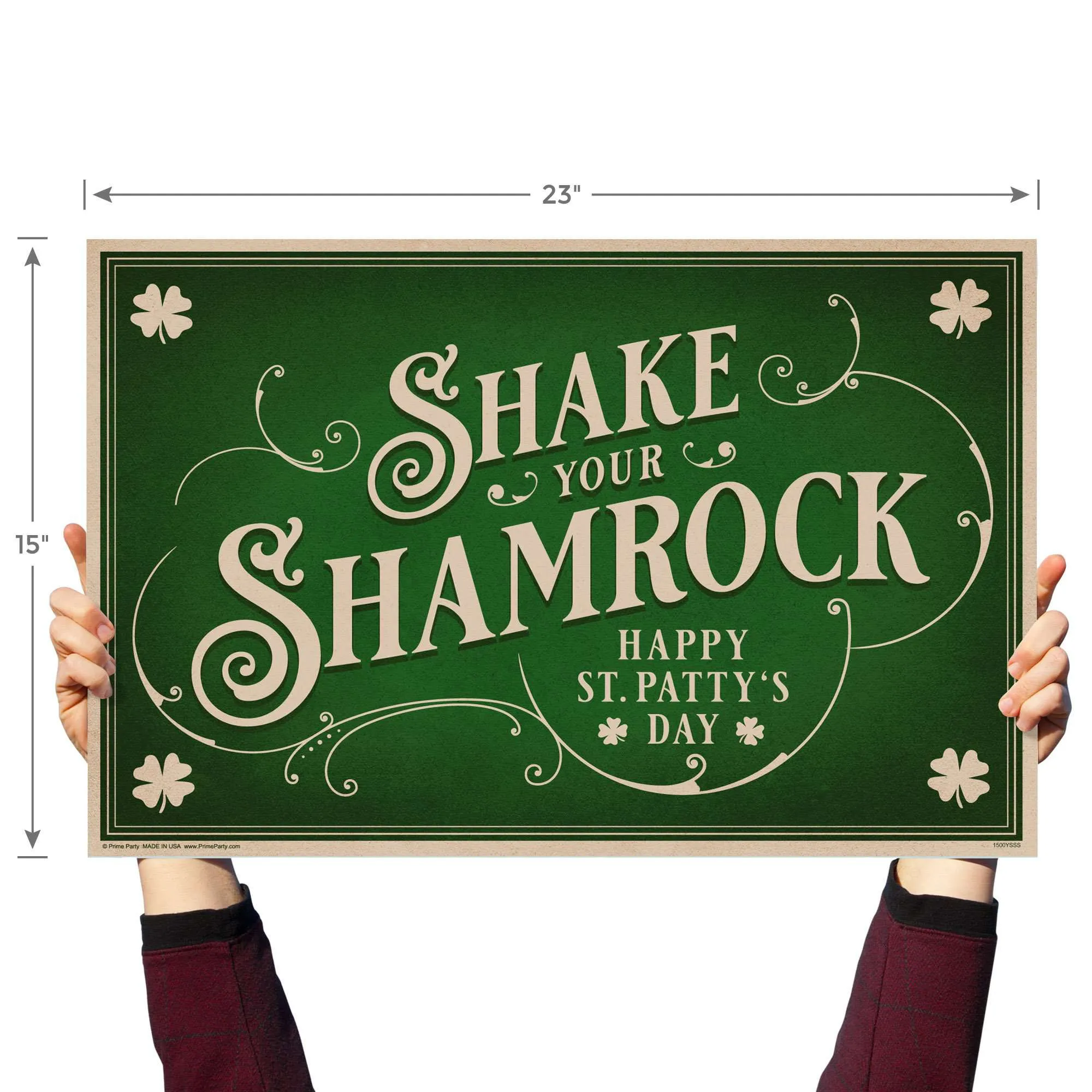 Shake your Shamrock, St. Patrick's Day, Yard Sign