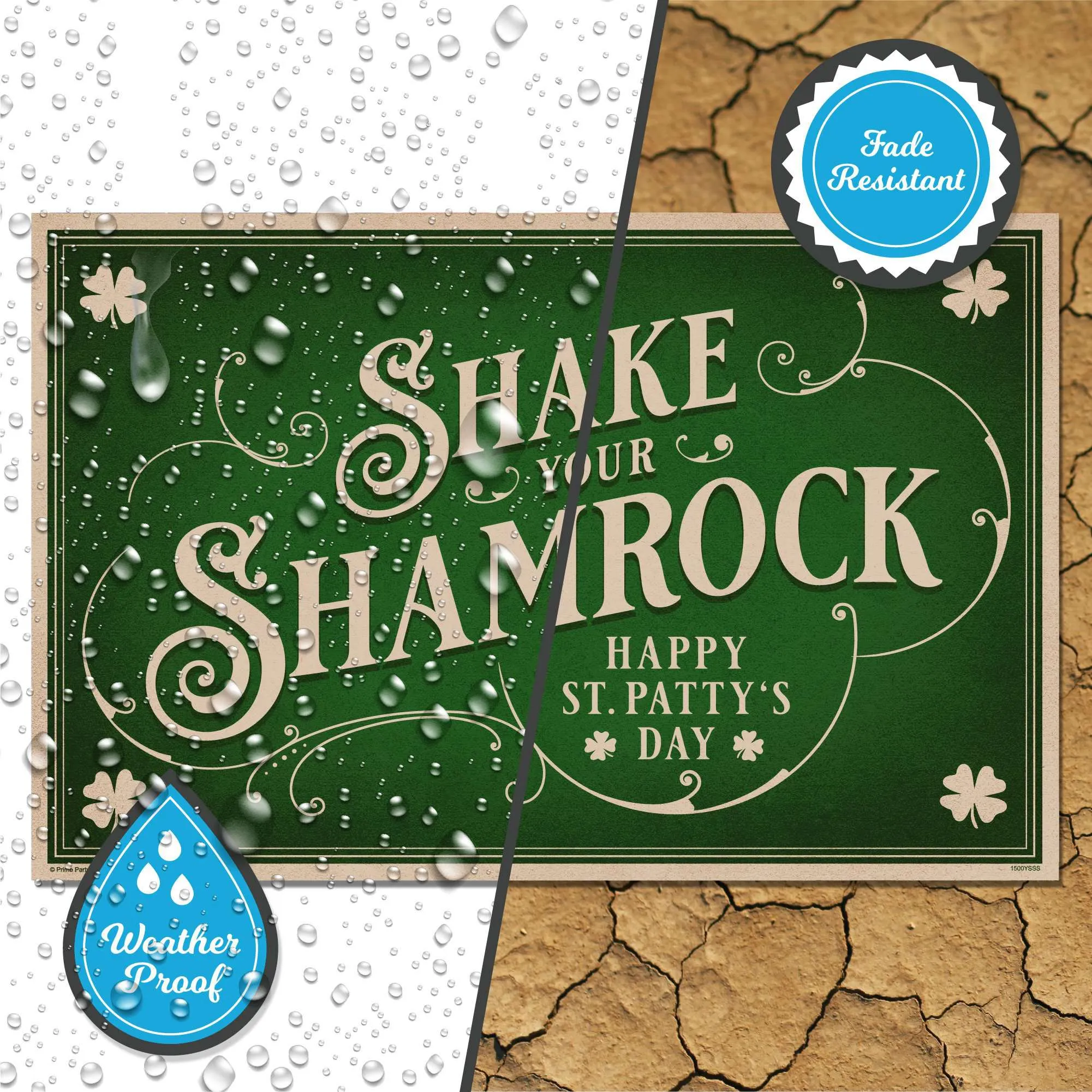 Shake your Shamrock, St. Patrick's Day, Yard Sign