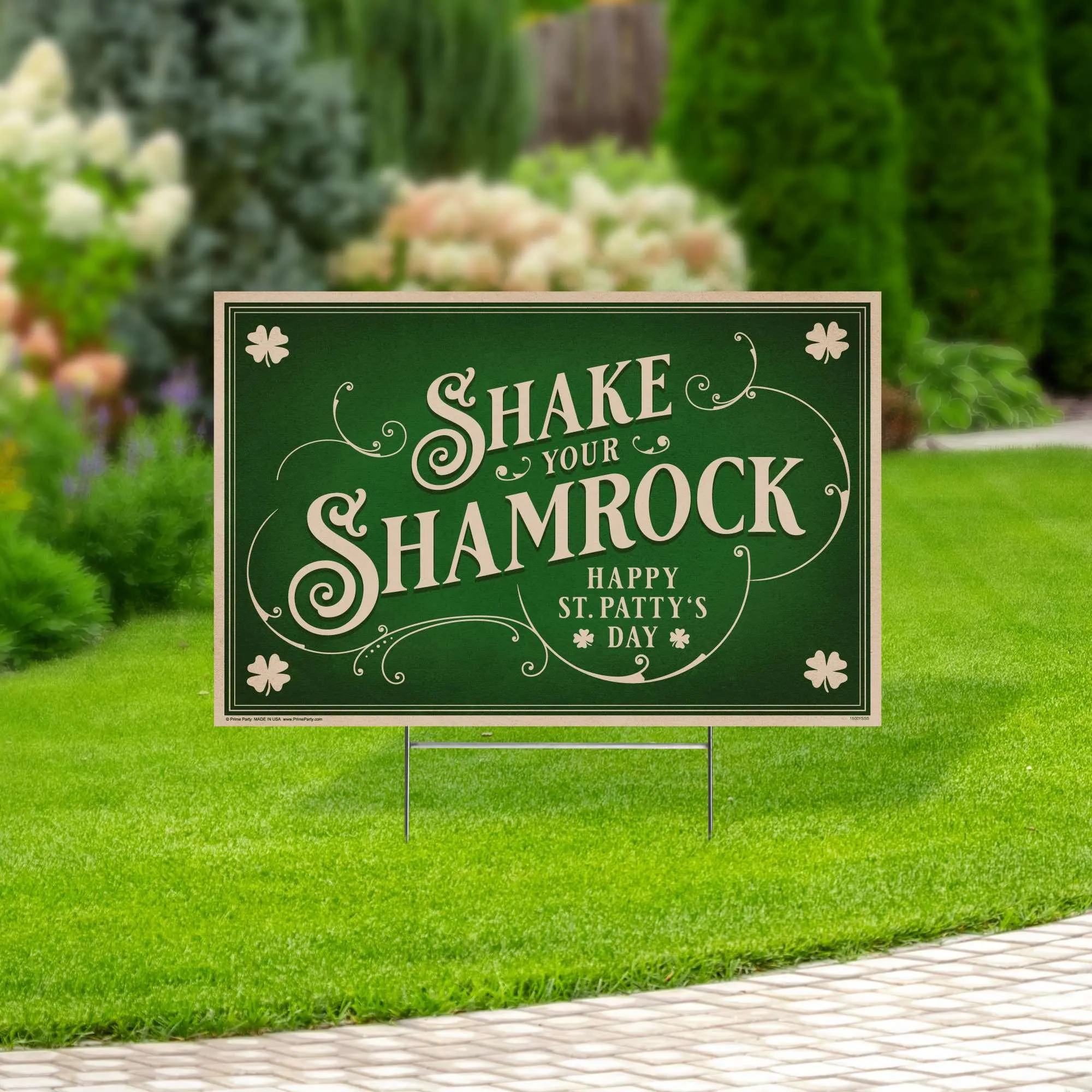 Shake your Shamrock, St. Patrick's Day, Yard Sign