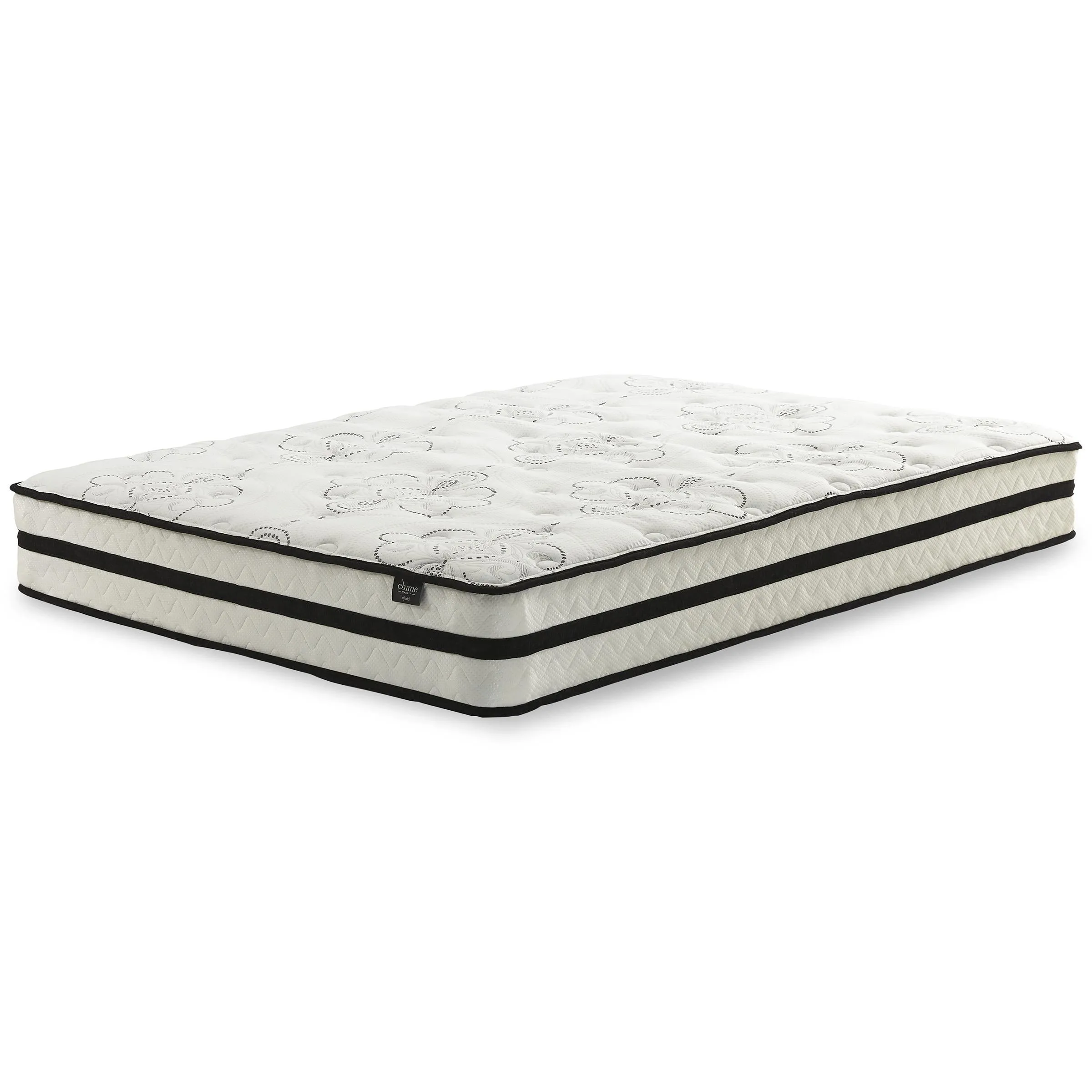 Sierra Sleep Chime 10 Inch Hybrid M696M1 Queen Mattress and Pillow