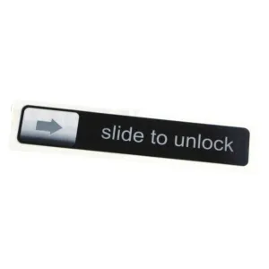 Slide To Unlock Decal