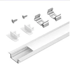 Slim Type Recessed Mounted Aluminum Mounting Channels (5pack)