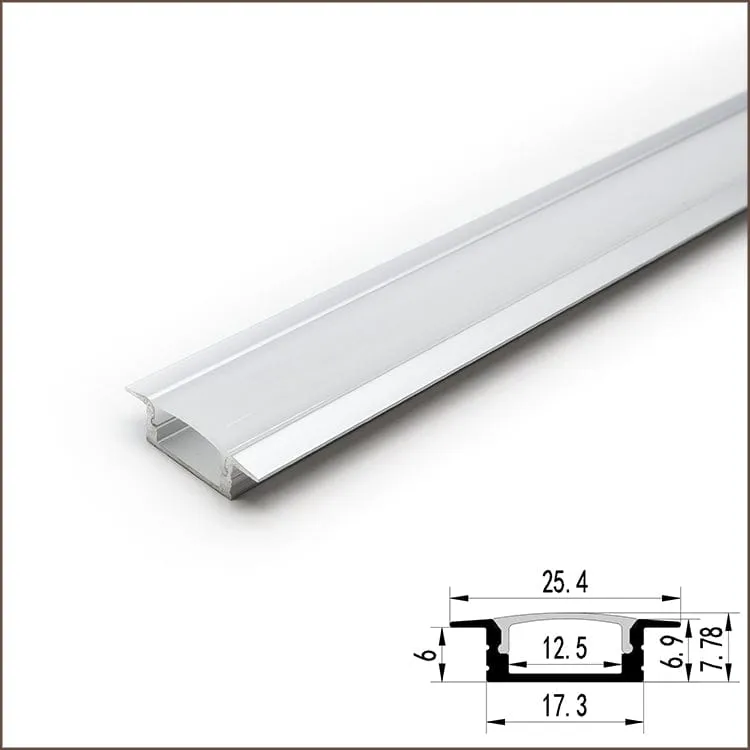 Slim Type Recessed Mounted Aluminum Mounting Channels (5pack)
