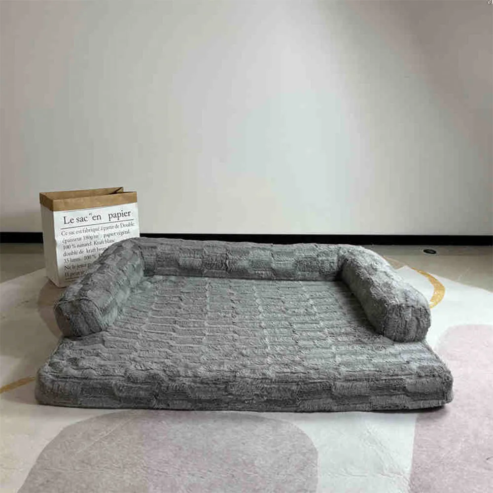 Spacious Orthopedic Soft Skin-Friendly  Washable Dog & Cat Sofa Bed