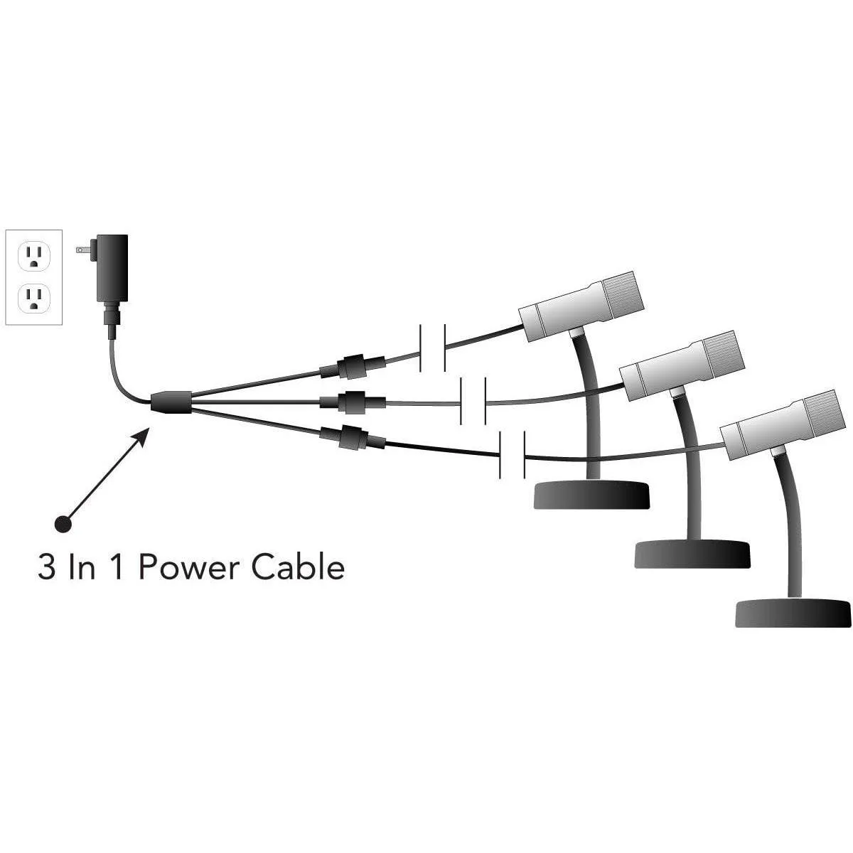 Sparkle Magic 3 in 1 Power Cable