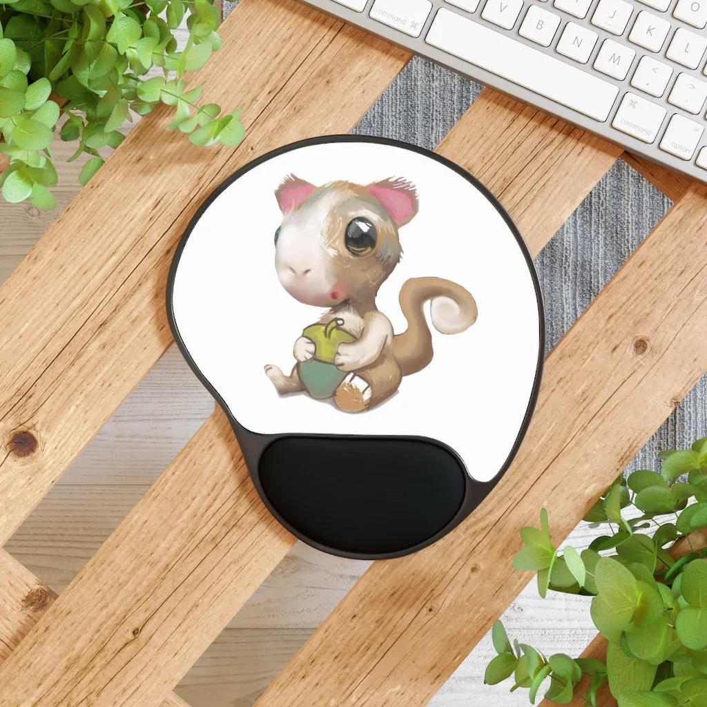 Squirrel Mouse Pad With Wrist Rest