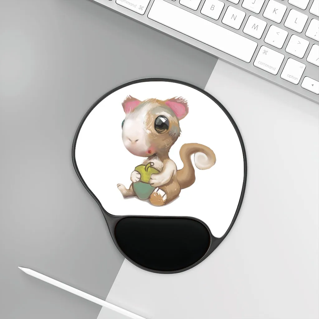Squirrel Mouse Pad With Wrist Rest