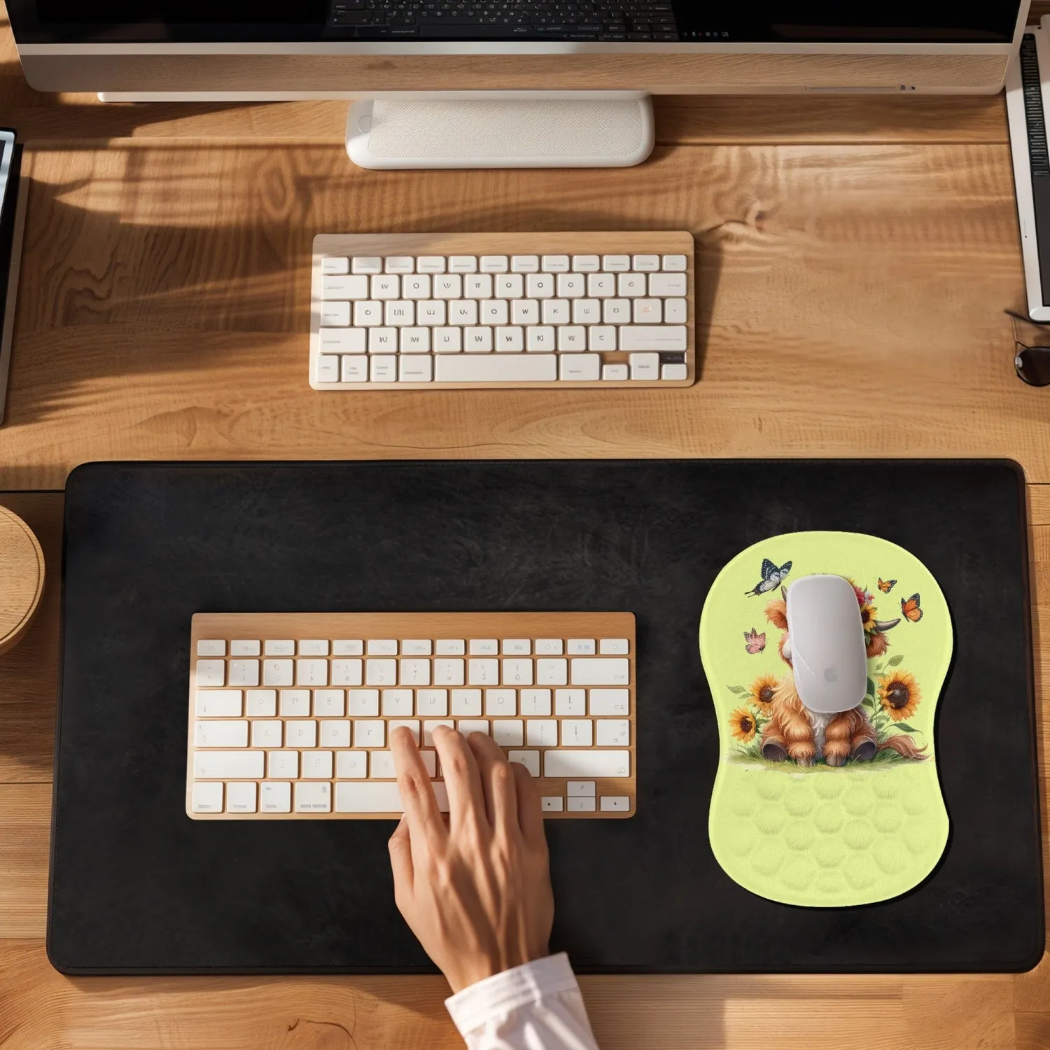 Sunny Day Mouse Pad with Wrist Rest