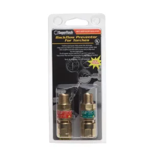 Superflash Backflow Preventer for Torches