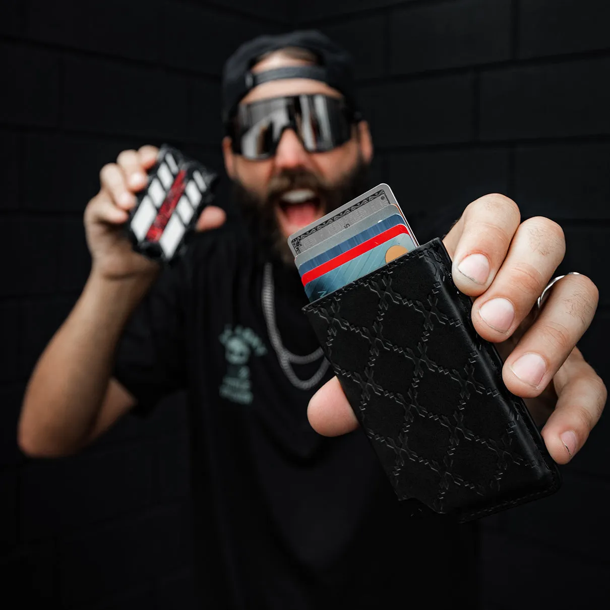 Switch Wallet - Monogram  - Black