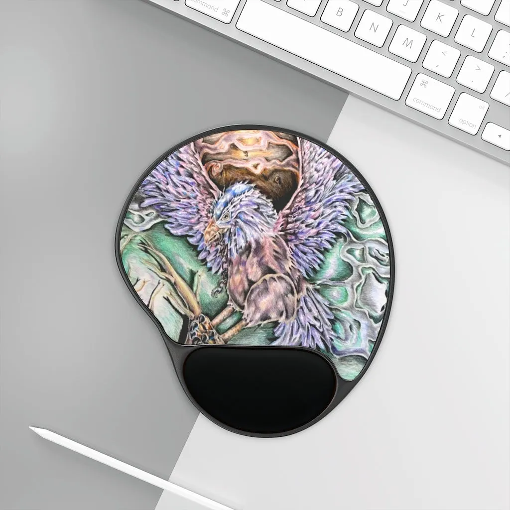 The Key Mouse Pad With Wrist Rest