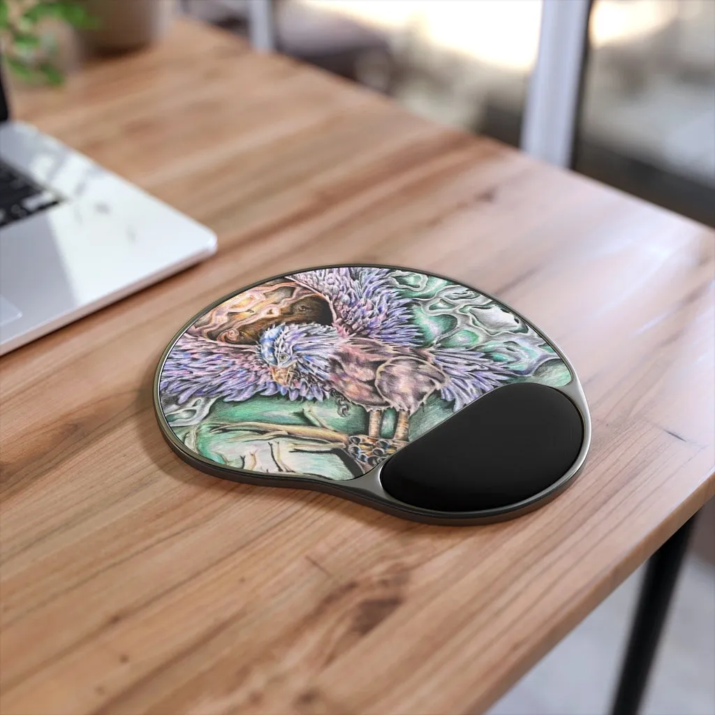 The Key Mouse Pad With Wrist Rest