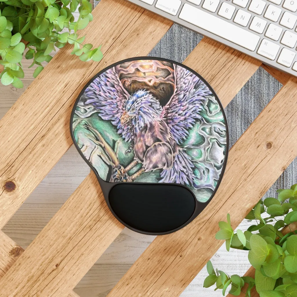 The Key Mouse Pad With Wrist Rest