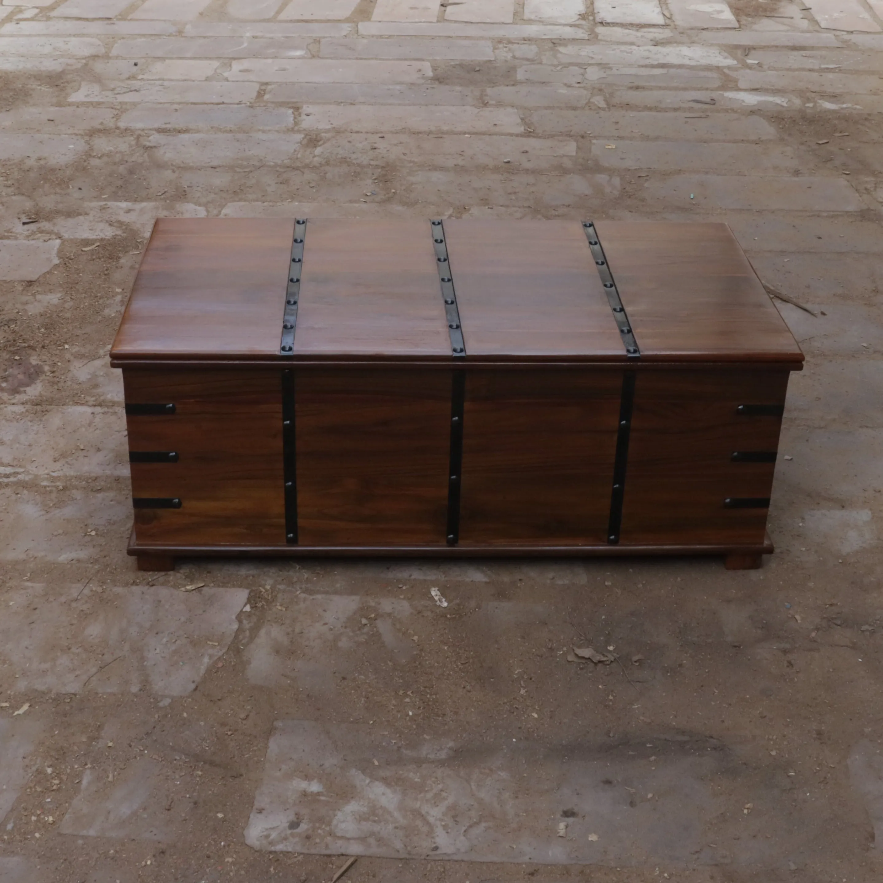 Tortoise Wooden Metal Fitted Box