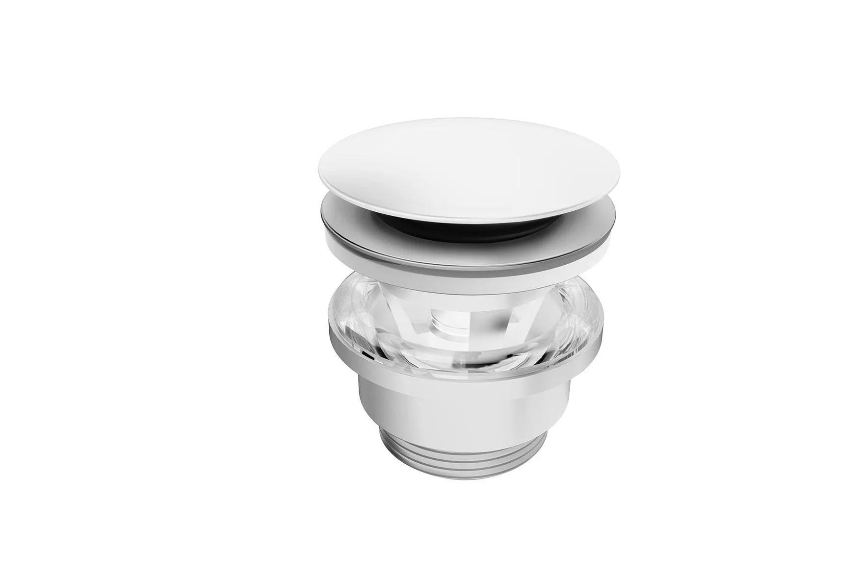 Universal Push Control Basin Waste