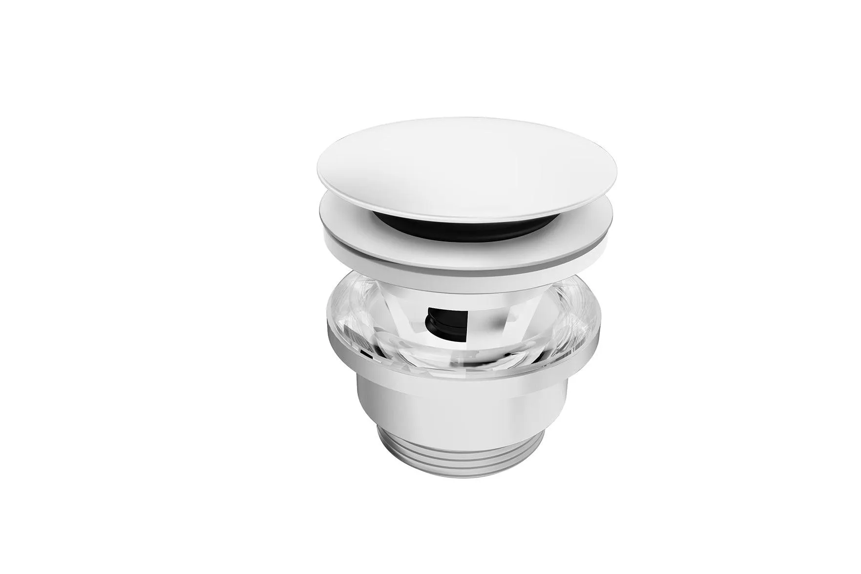 Universal Push Control Basin Waste