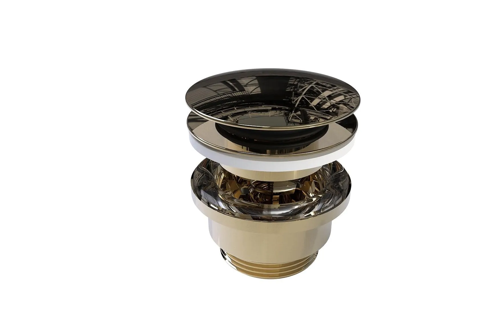 Universal Push Control Basin Waste