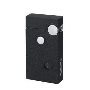 Vector - Elite - Dual Soft & Jet Single Flame Lighter - Black Crackle
