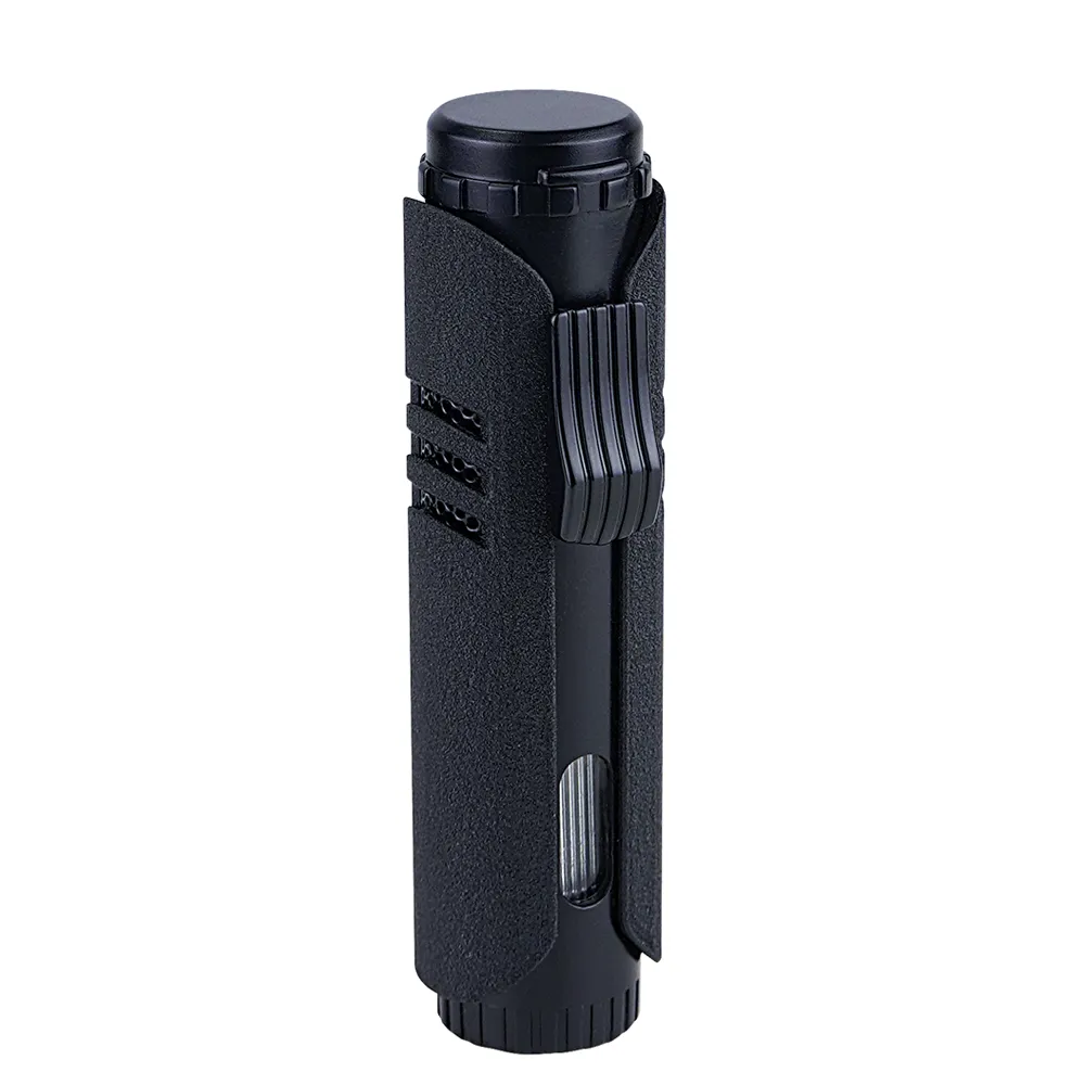 Vector - Maxtech - Single Flame Torch Lighter - Black Crackle Matte