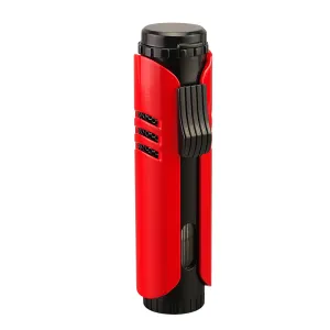 Vector - Maxtech - Single Flame Torch Lighter - Red Matte