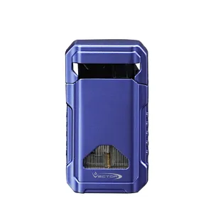 Vector - Shield - Double Flame Torch Lighter - Metallic Blue