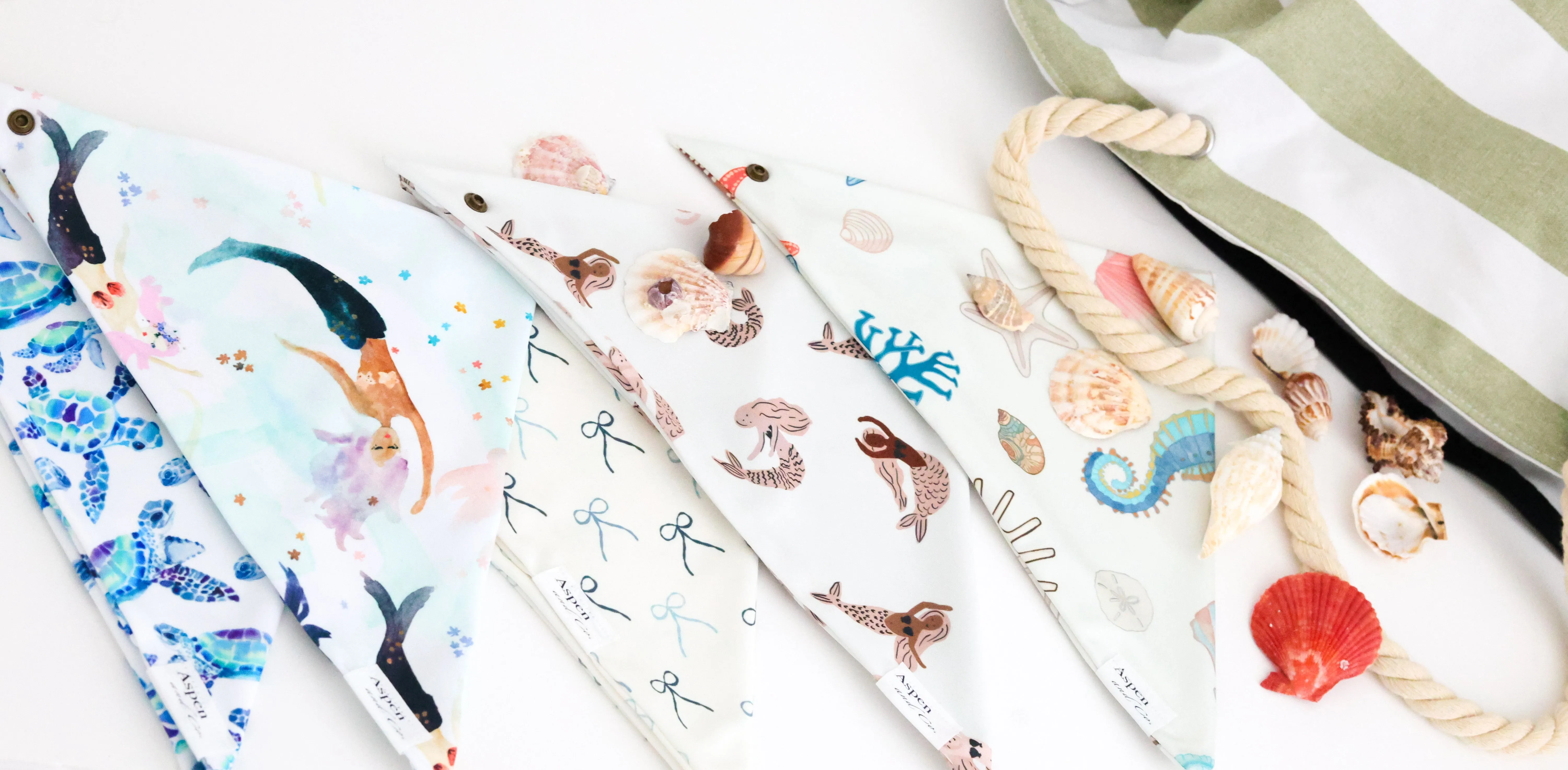 Weatherproof Dog Bandana - Sea Turtles
