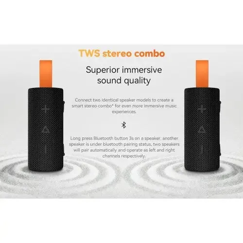 Xiaomi Sound Pocket Speaker 5W Bluetooth waterproof IP67, Black